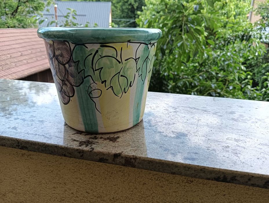 jardiniera portelan  obiecte decor terasa