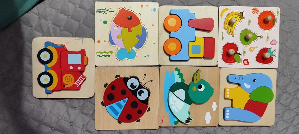 Детски дървени пъзели