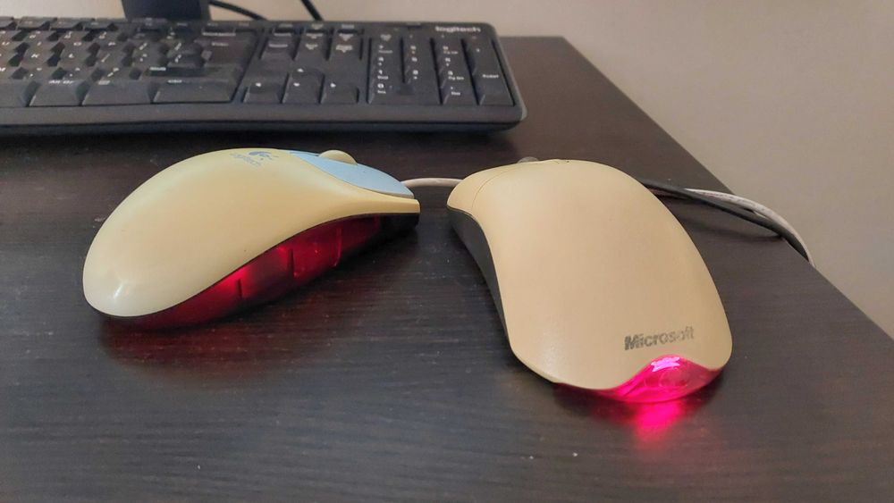 Mouse colectie vintage Dell, Microsoft, IBM, Logitech