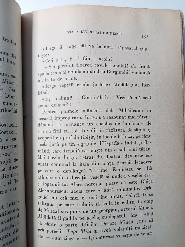 Viața lui Mihai Eminescu ,editura cultura națională 1933 ,G.Calinescu