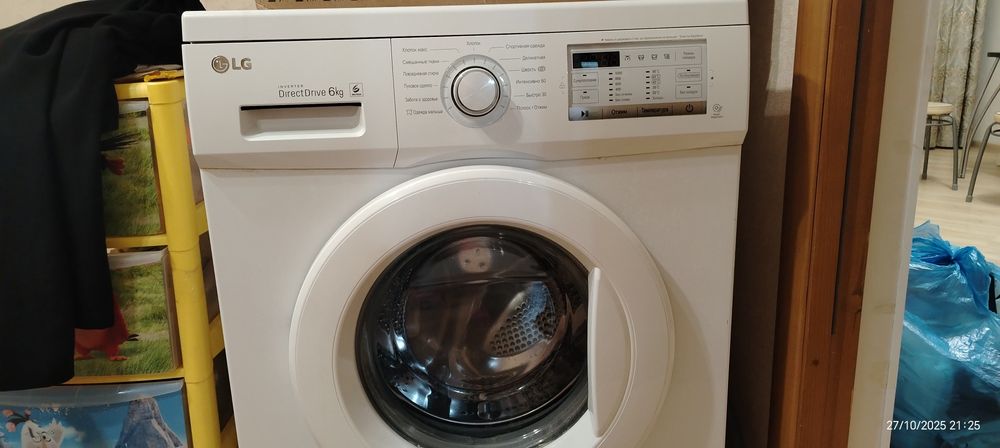Продам стиральную машину в отличном состоянии, сенсорные кнопки, LG
