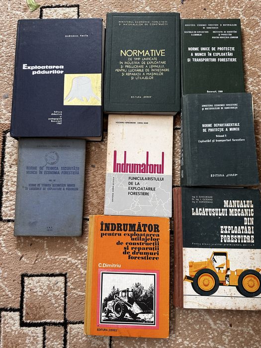 Carti silvicultură anii 1967/1980