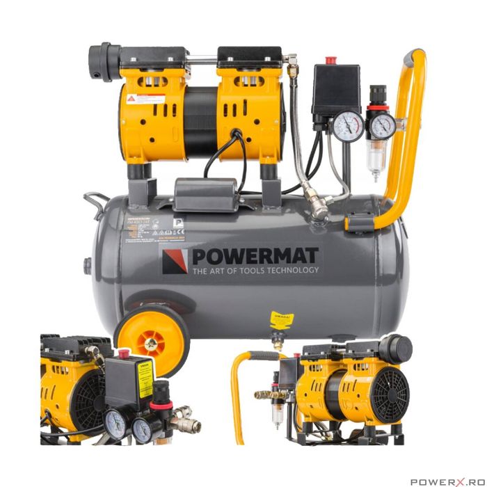 Compresor de aer, capacitate rezervor 24 litri, 1 cilindru, 2.4 CP