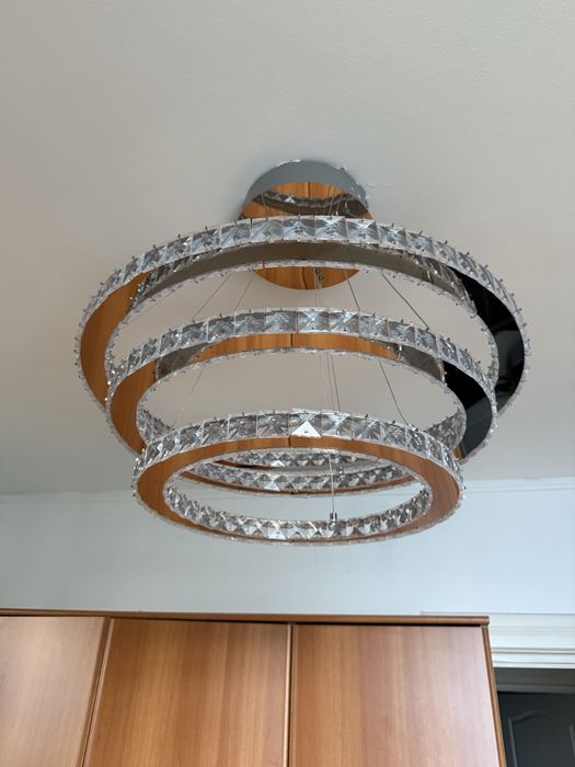 Candelabru led 3 inele