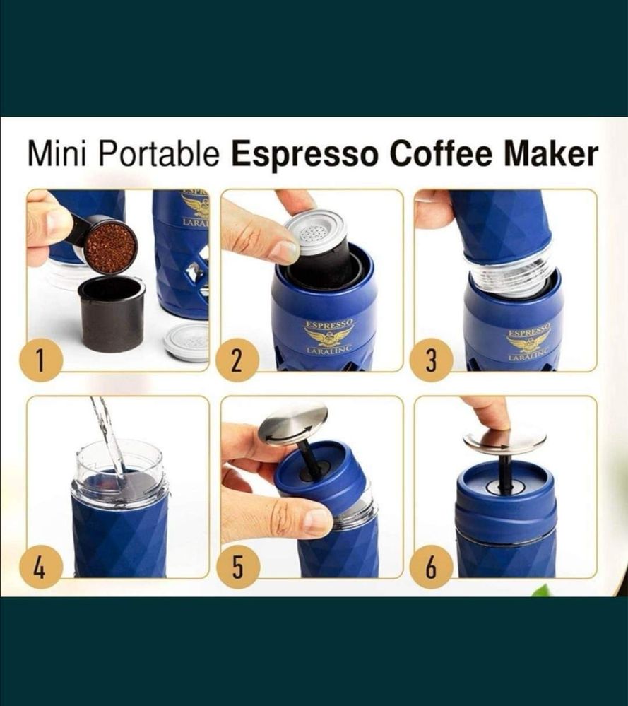 Ръчна мини кафе машина