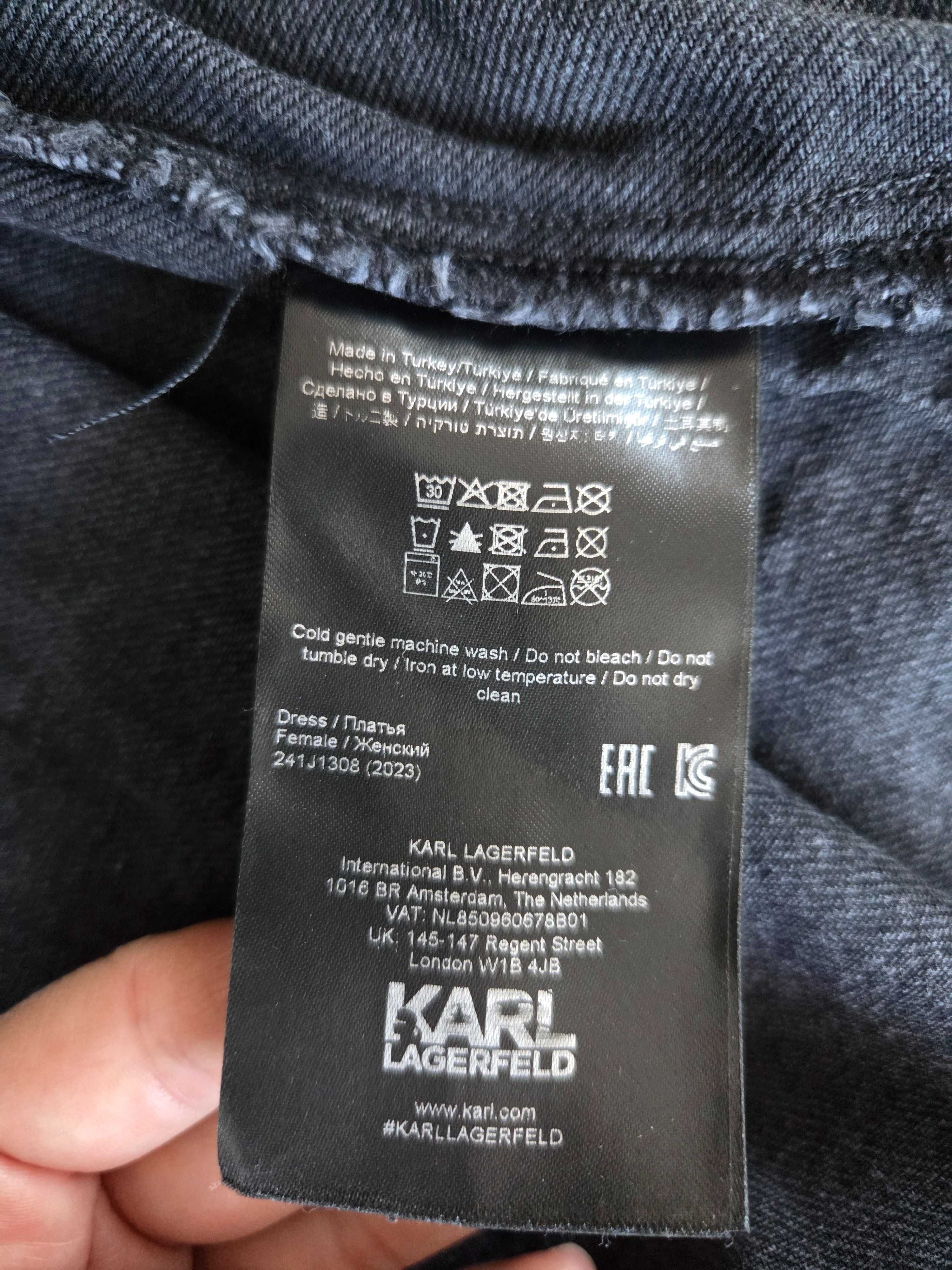 Дънкова рокля Karl Lagerfeld Jeans