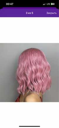 Продам парик розовый