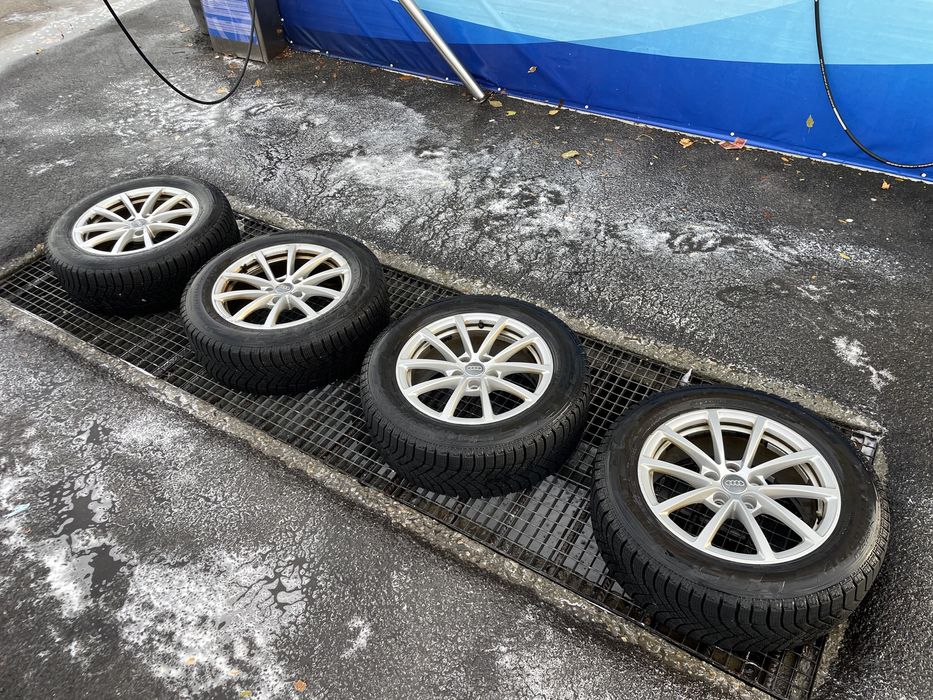Jante Audi A4, A5, A6 echipate cu Anvelope Iarna 225/60/17 Pirelli