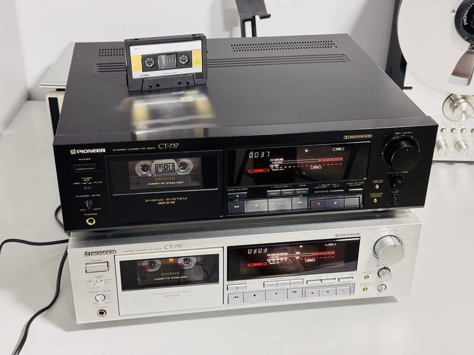Deck de colecție PIONEER CT-737, 3 HEAD,Bias,Japan,servisat-ca Nou !