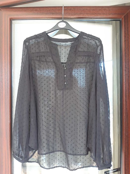 Camasa vaporoasa cu maneci lungi