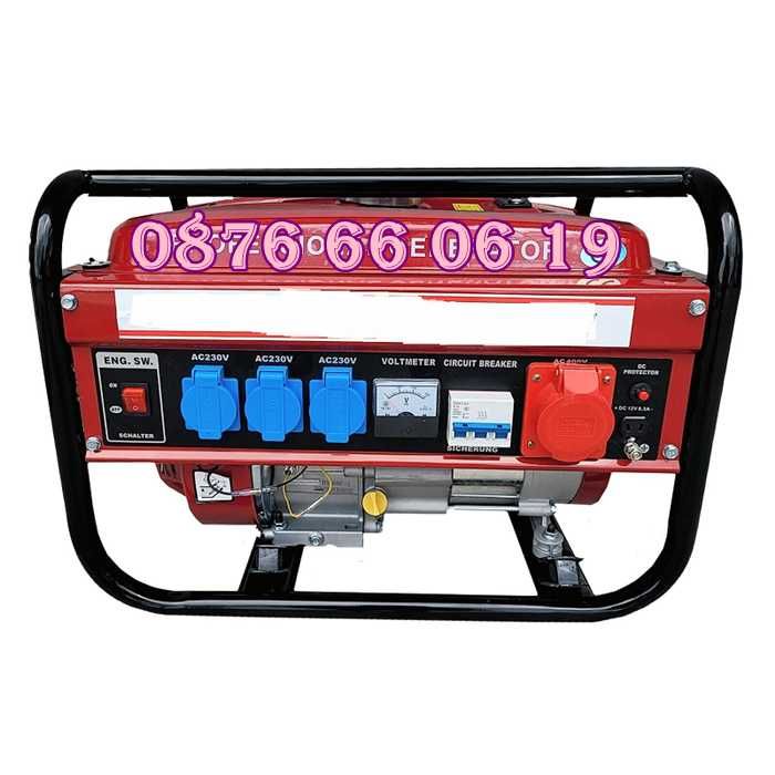 Генератор на газ, бензин и метан, четиритактов генератор за ток 3,5 kW