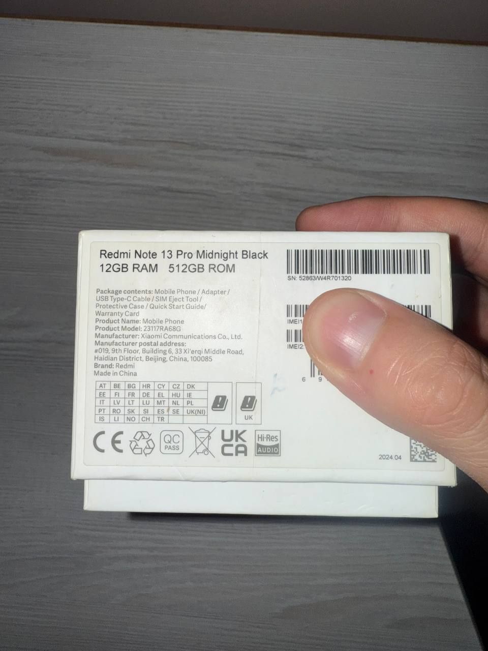 Redmi Note 13 Pro 512/12 operativni