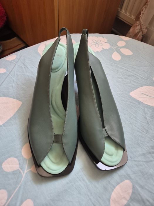 Sandaluțe Sport MaxMara cu toc mic, mărimea 38