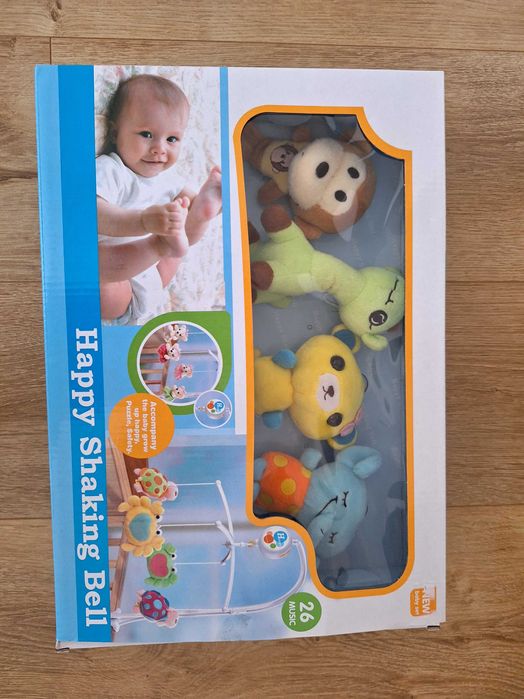 Музикална въртележка с 4 бр. плюшени играчки