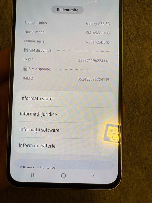 Samsung A56 stare impecabila