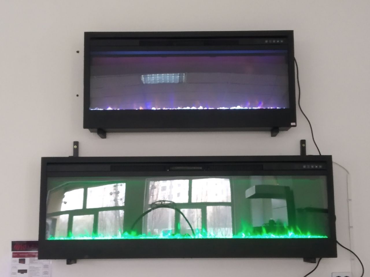 Электрокамины,камины электрические,камин Hi Tech с LED экраном