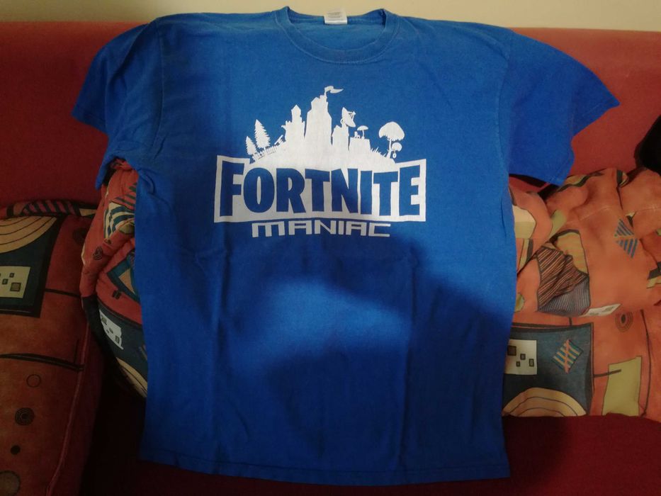Тениска синя Fortnite Фортнайт размер 164см 14/15г