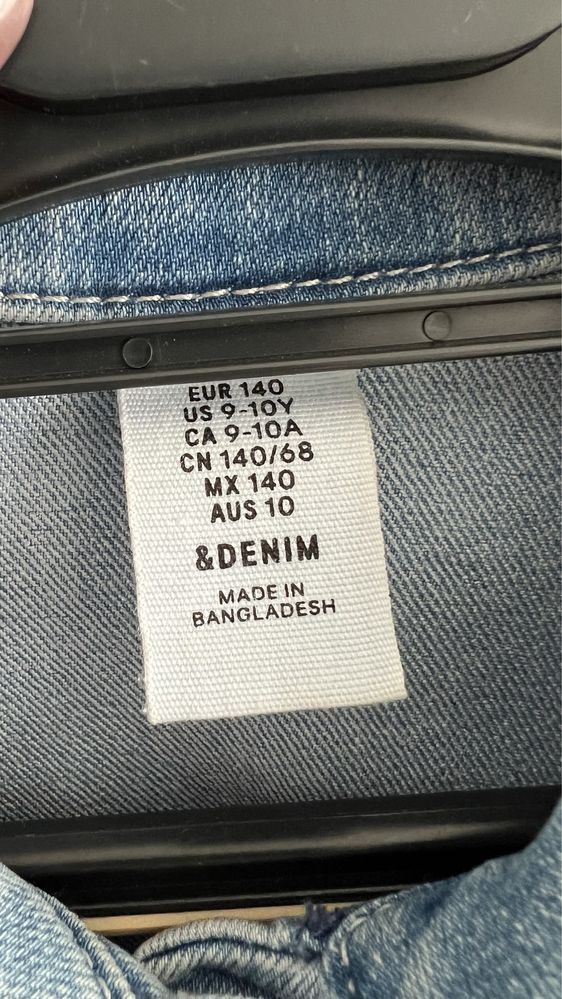 Дънково яке H&M 140 см