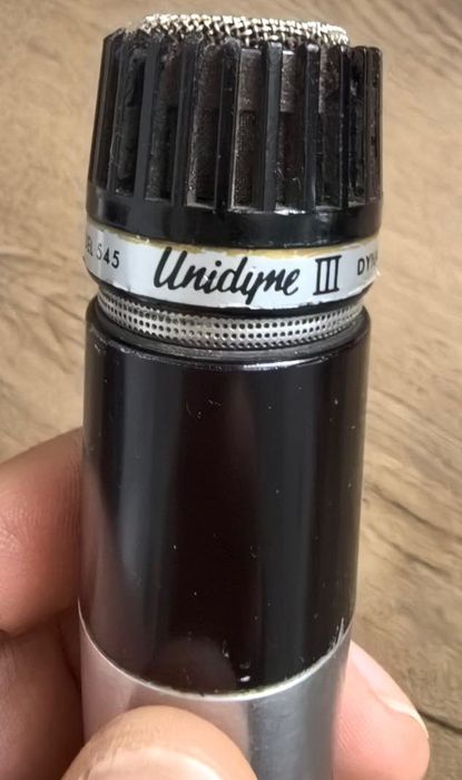 Shure 545 Unidyne III Patent Pending anii 60 microfon vintage