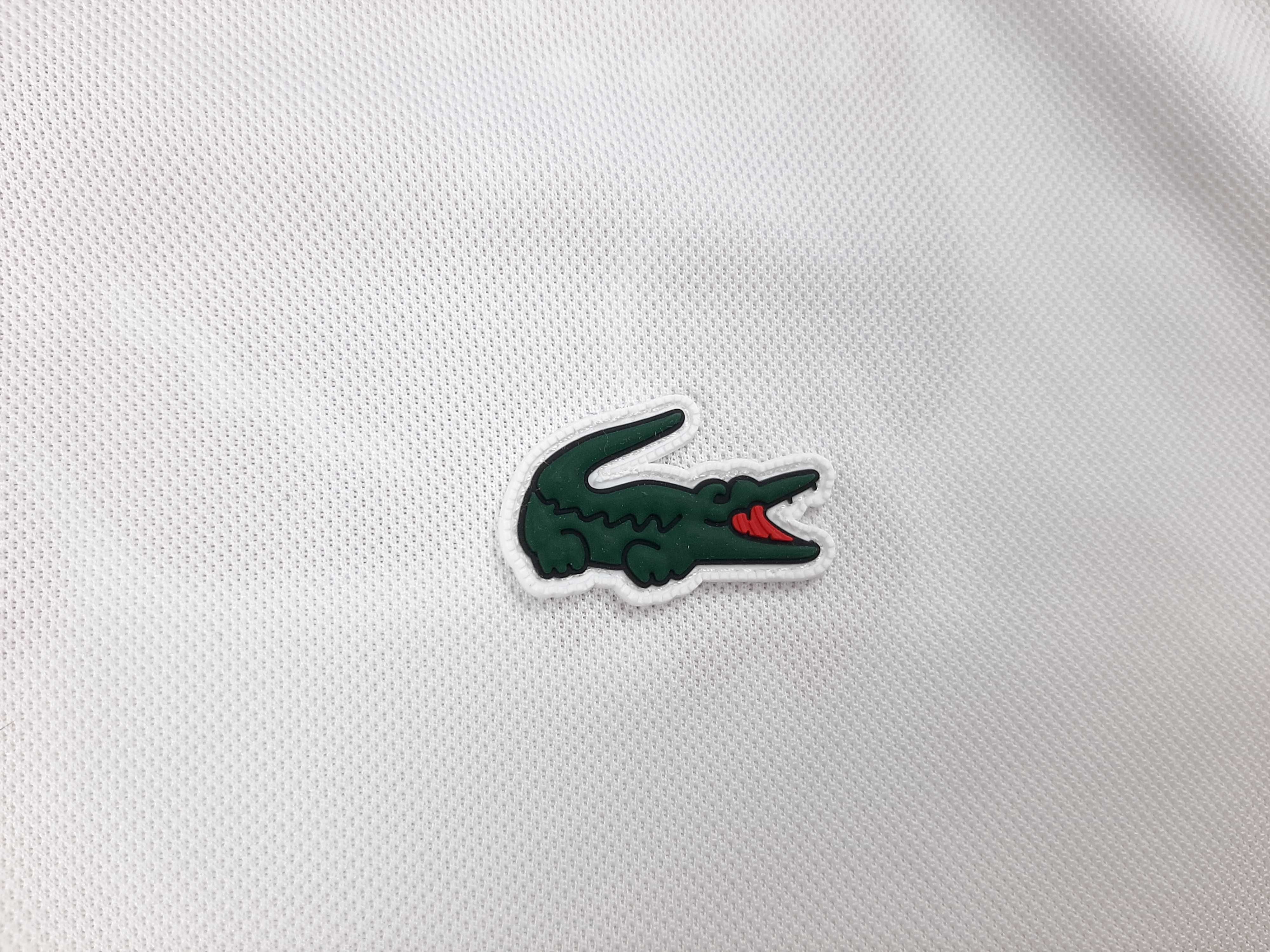 Lacoste Sport Large Croc - Оригинална мъжка тениска с яка размер M
