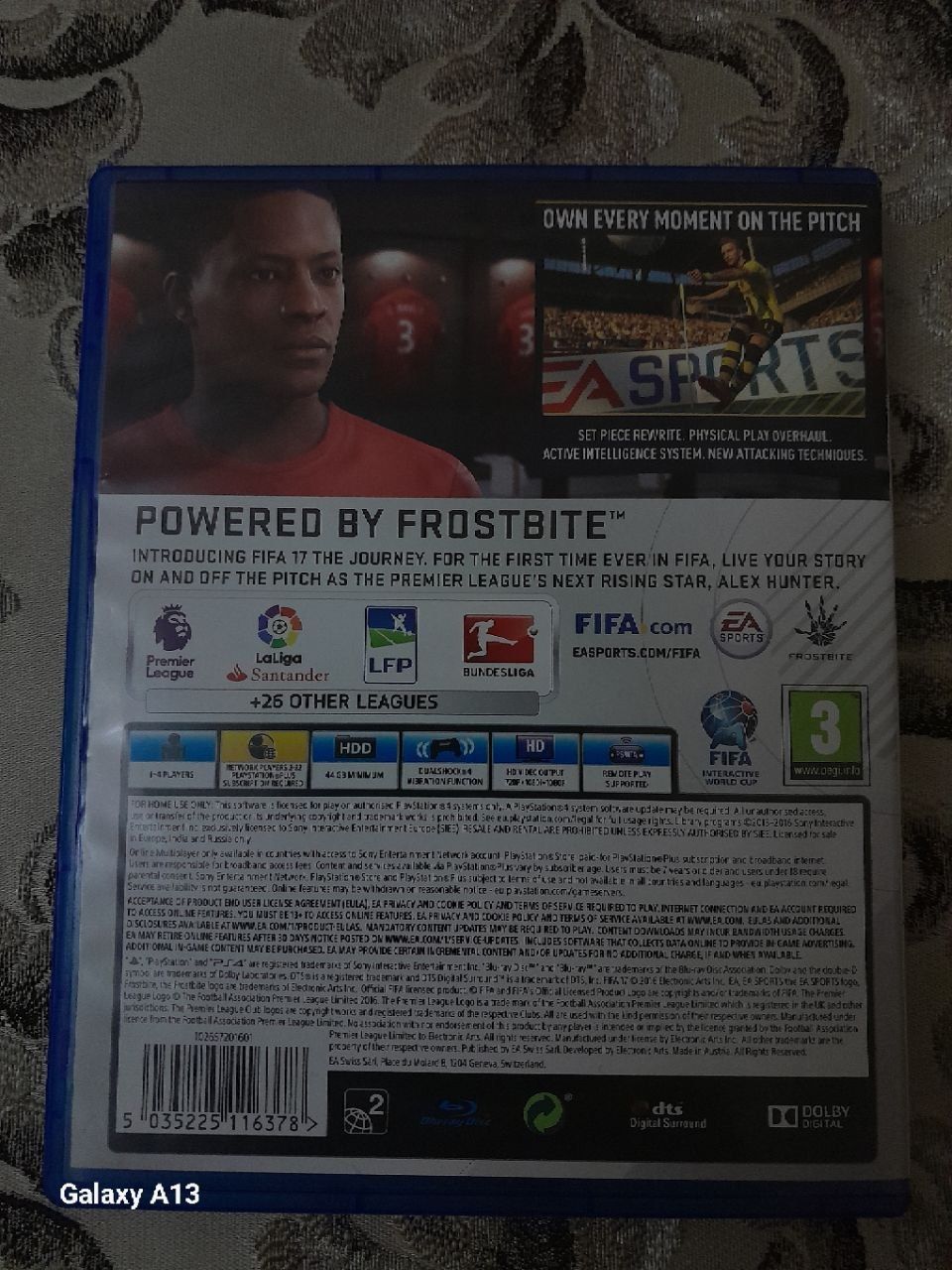 Диск  FIFA 17 для playstation 4