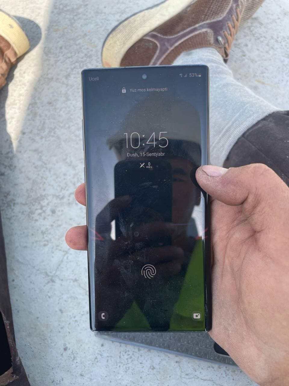 Samsung note 10 pulus 5G 512 xotira radnoy kar dak yu