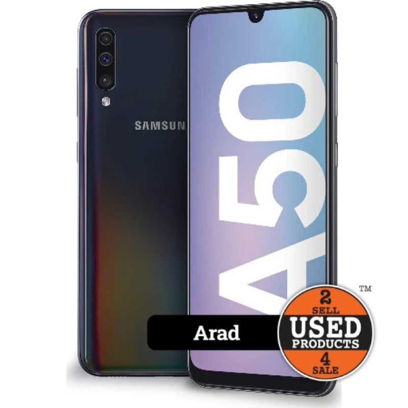 Samsung Galaxy A50, 128 Gb, Dual SIM, Black | UsedProducts.ro