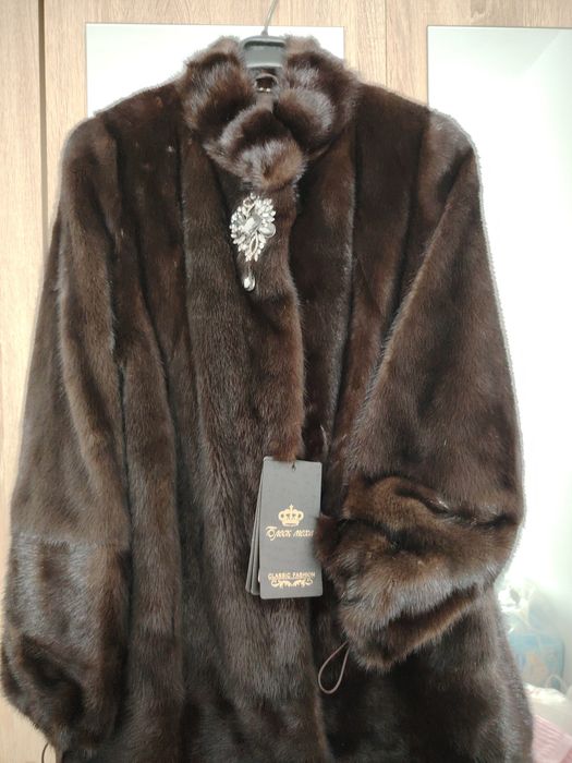 Натуральная шуба норка трансформер