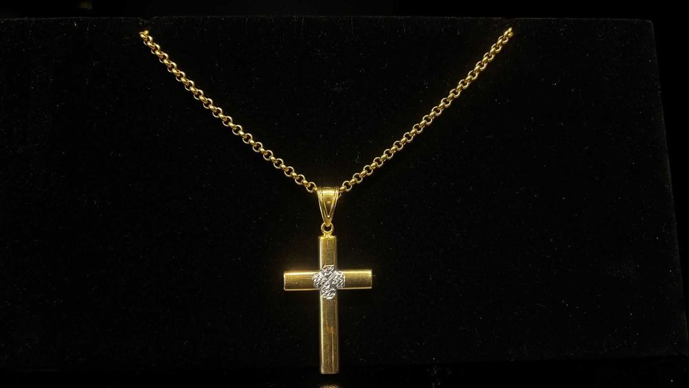 Hope Amanet P13 Lant AUR galben 18k si Un pandantiv 18K