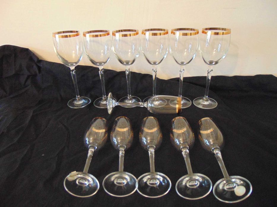 set de pahare cristal de Bohemia