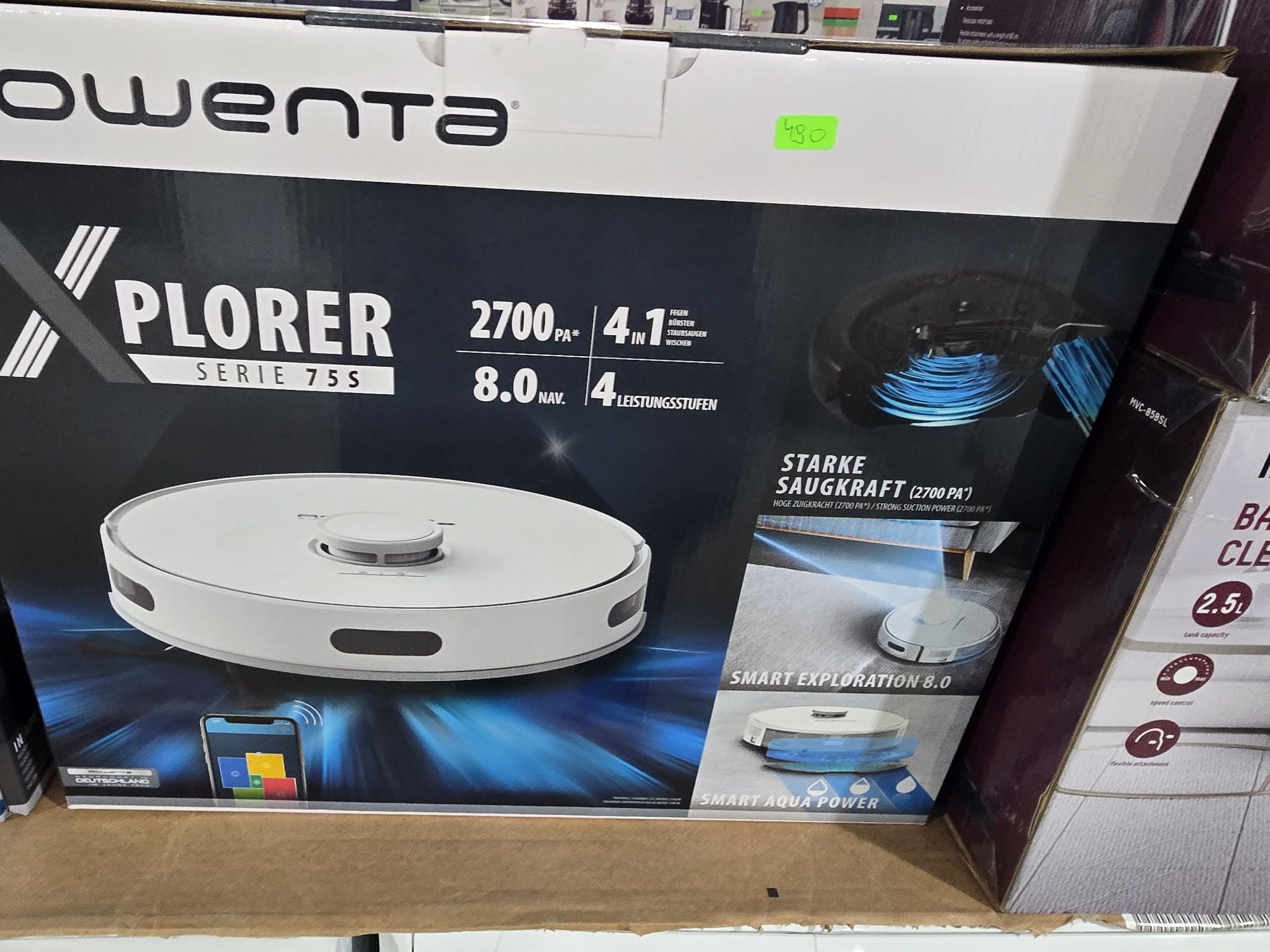 Нова прахосмукачка робот Rowenta X-Plorer Serie 75 S (RR8567WH