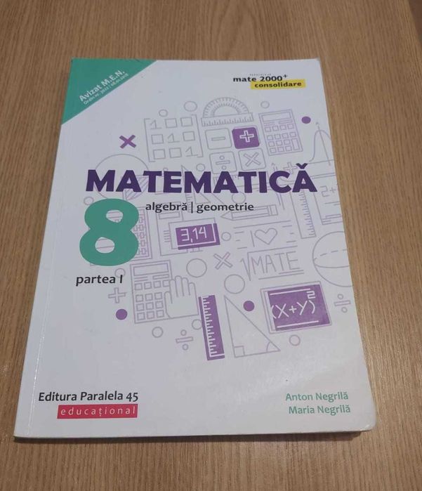 Cărți și manuale matematică 3