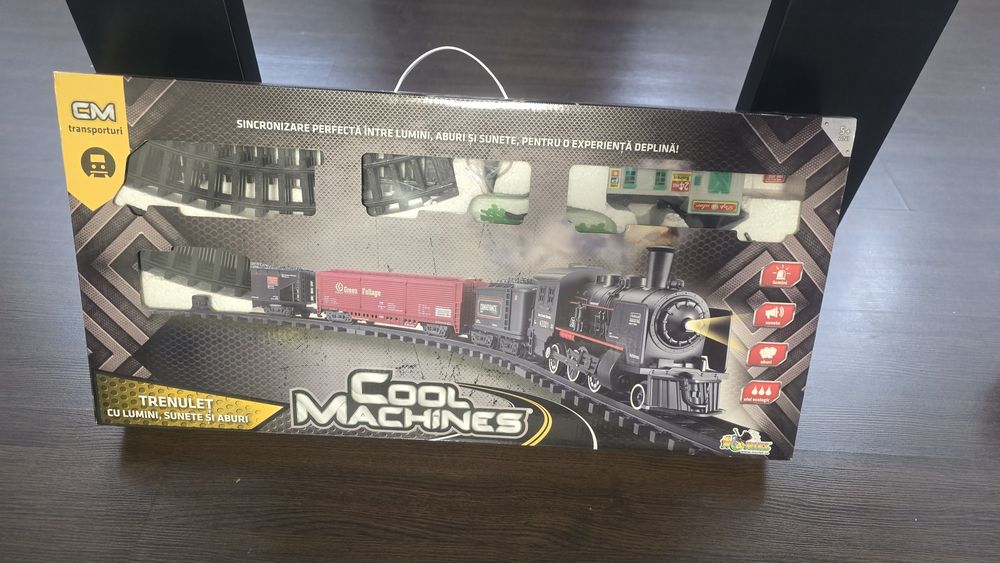 Trenulet cu lumini, sunete si abur Cool Machines Noriel
