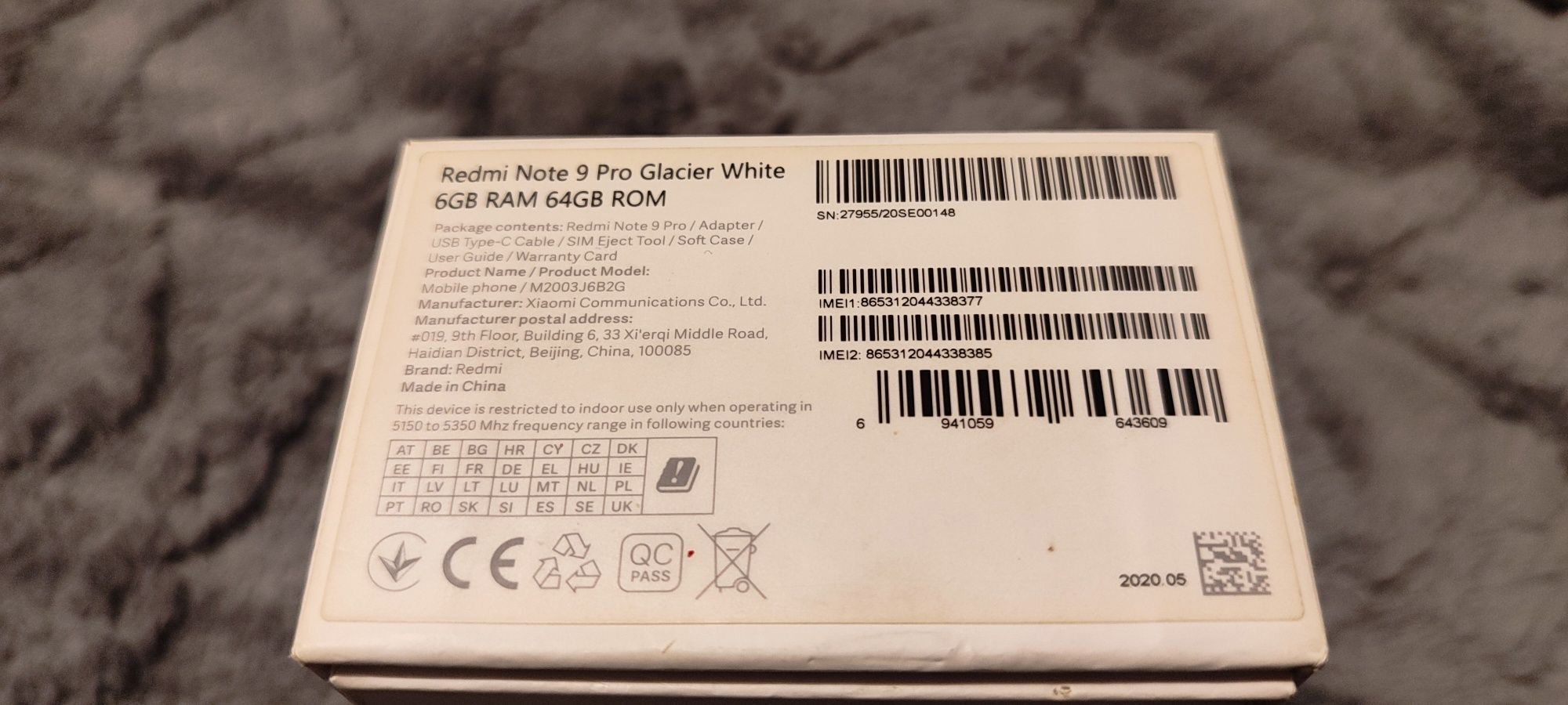 Xiaomi redmi note 9 pro