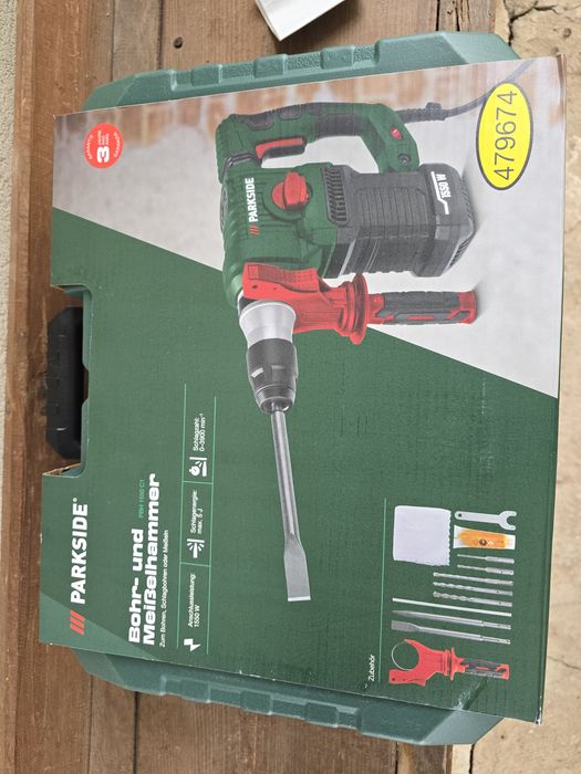 Перфоратор parkside pbh 1550 c1  чисто нов !