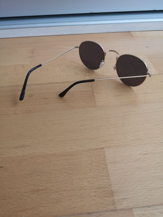 Ochelari soare model retro rotunzi tip aviator rame metalice