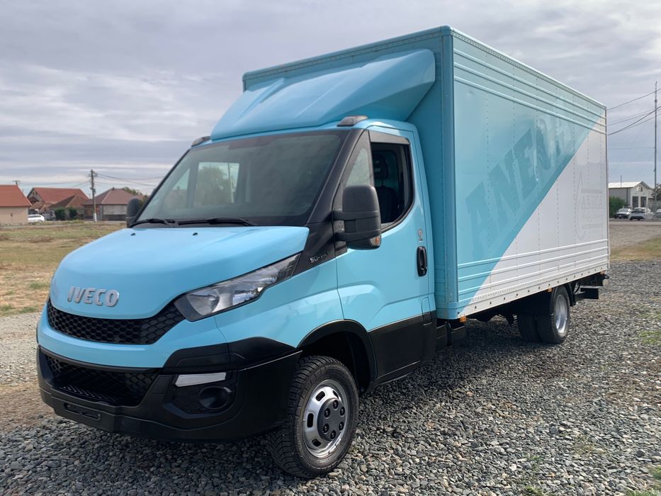 Iveco Daily 50/35c15-3.0-2015-4.6m-Lift 1000KG-BELGIA-Tiffany BLUE
