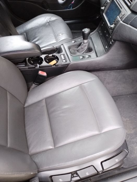 Кожен салон бмв Е46 с подгрев и надуване