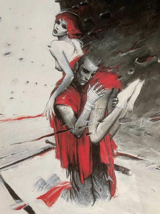 tablou Romeo si Julieta print oficial artist modern Brussels Belgia