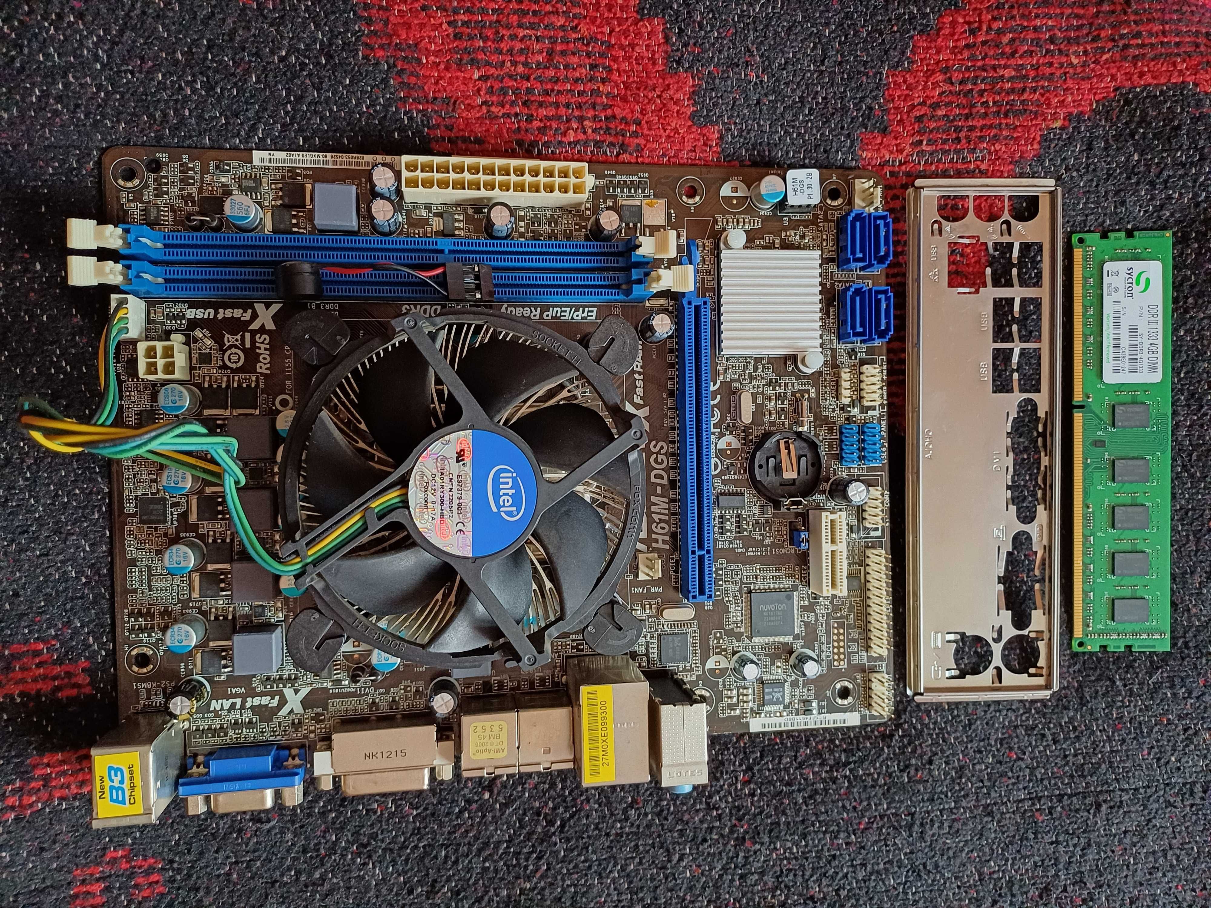 Placa de baza + I5 + 4GB Ram