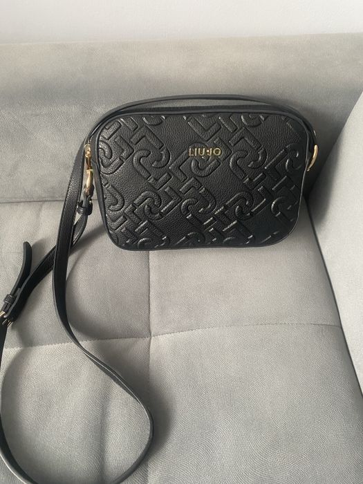 Liu Jo Women's Black Logo-Plaque Cross-Body Bag