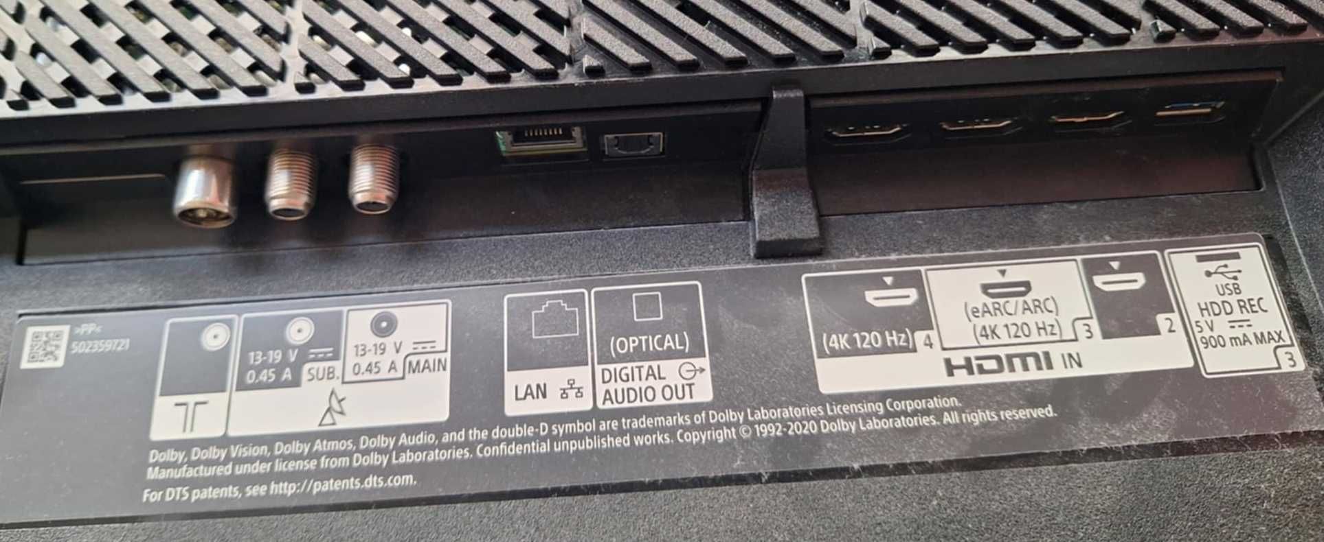 Sony OLED телевизор XR-55A83J със счупено стъкло