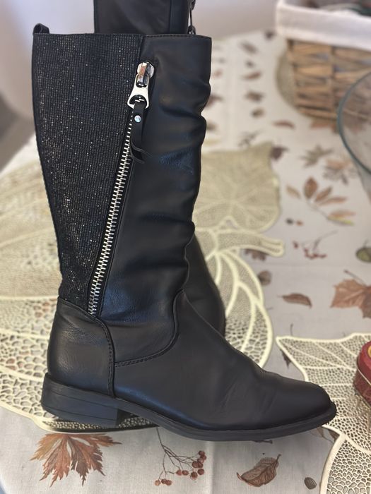 Детски кожени ботуши