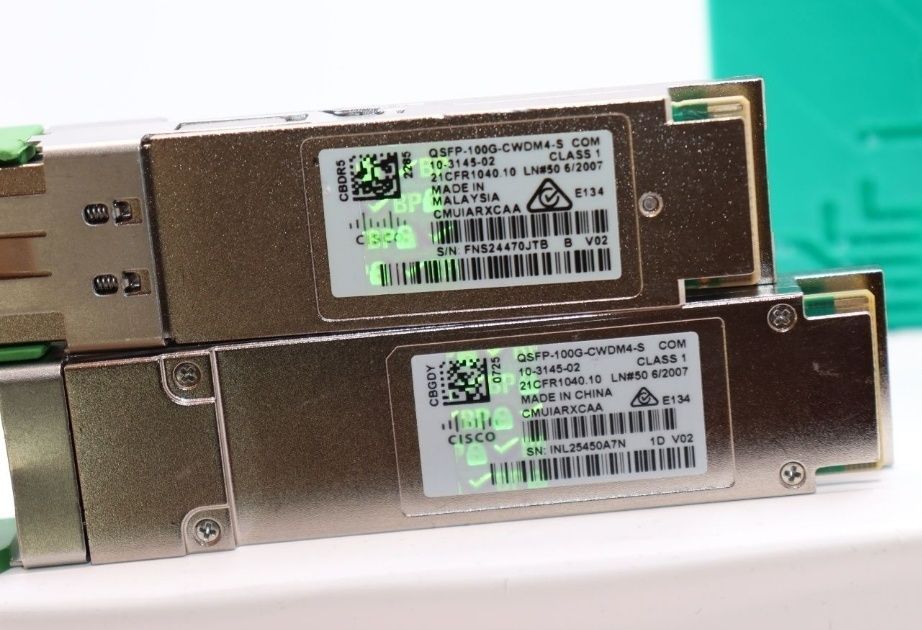 Transceiver/Modul Optic Cisco 100Gbase QSFP-100G-CWDM4-S 2Km SMF LC