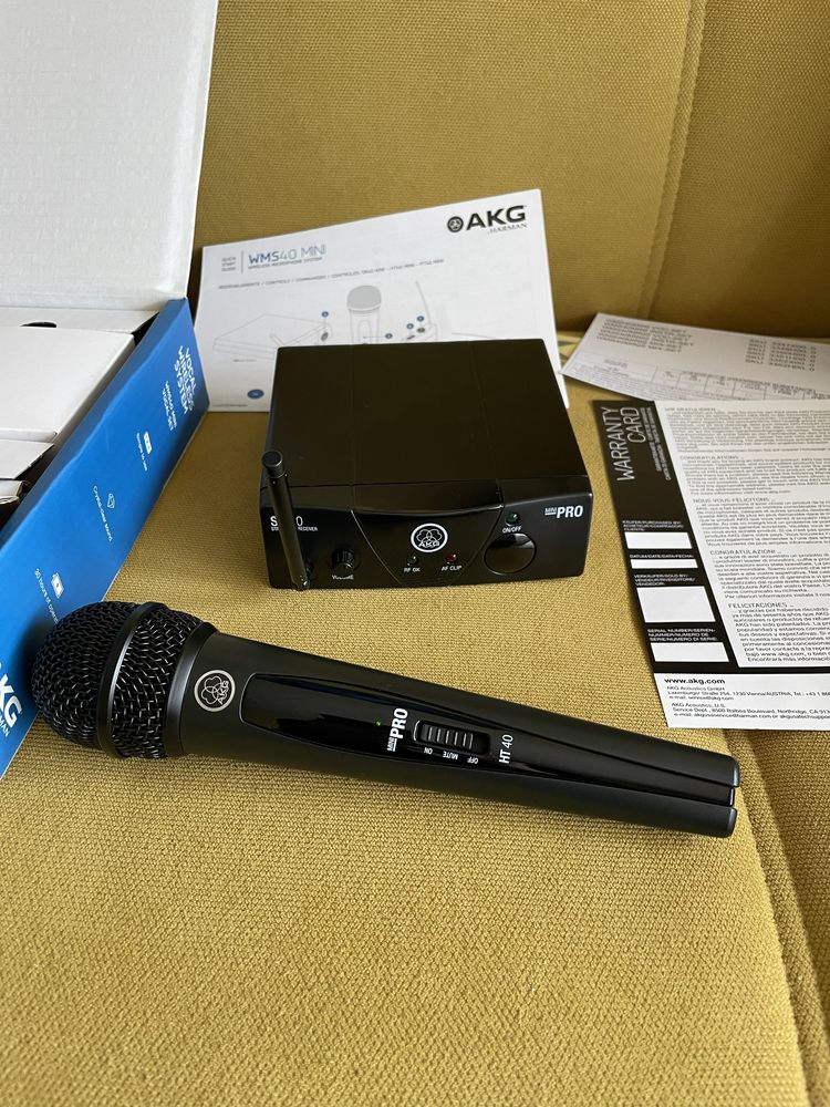 Akg mini40 pro безжичен микрофон