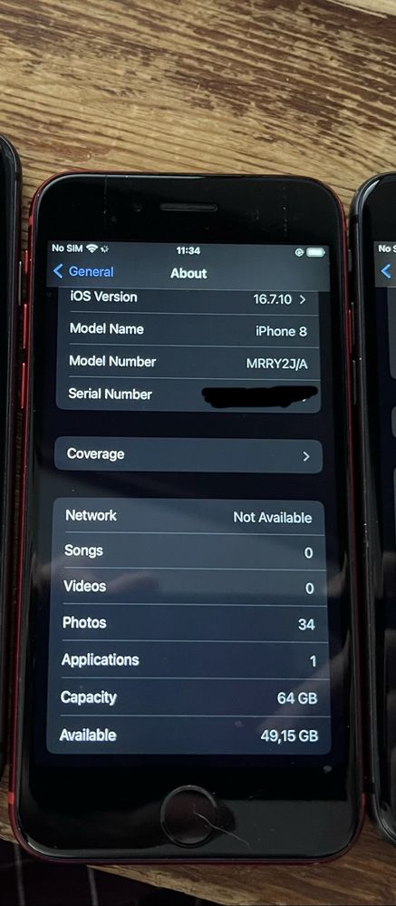 iPhone 8 prouct RED 64GB factory unlocked