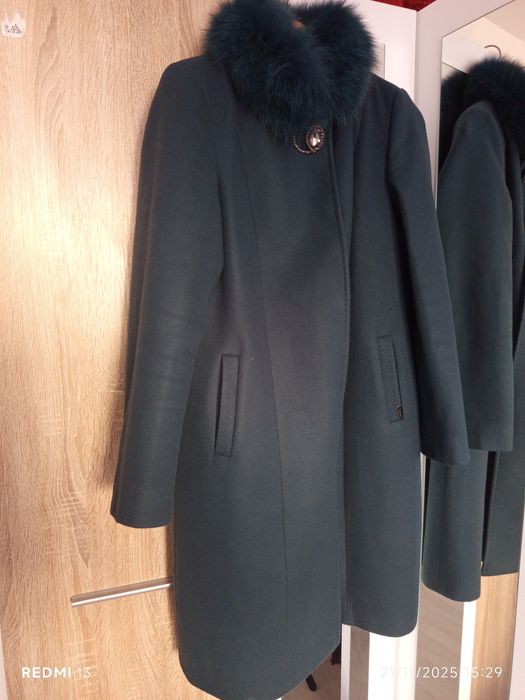 Palton verde închis