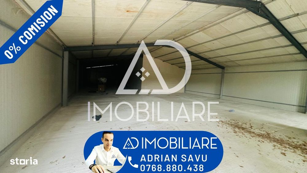 Hală NOUĂ de vânzare, Novaci, Gorj + 1 hectar teren