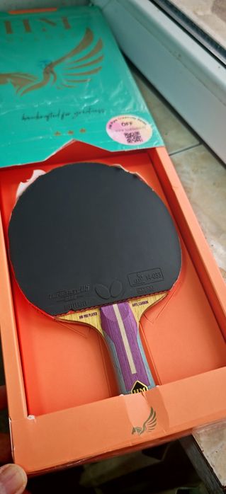 Paleta HM Blades ALC off cu Dignics 09c și Tenergy 05 hard