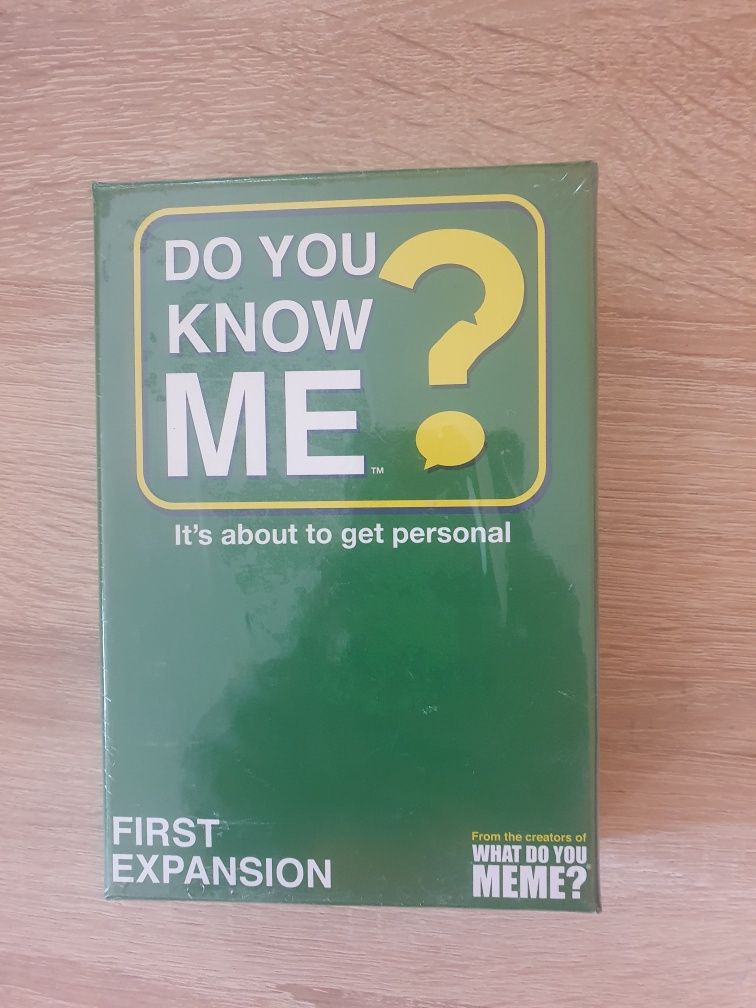 "Do you know me?" First expansion pack. Joc in engleza